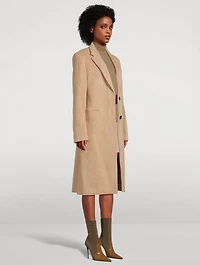 Wool-Blend Coat