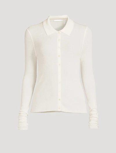 Wool Jersey Cardigan