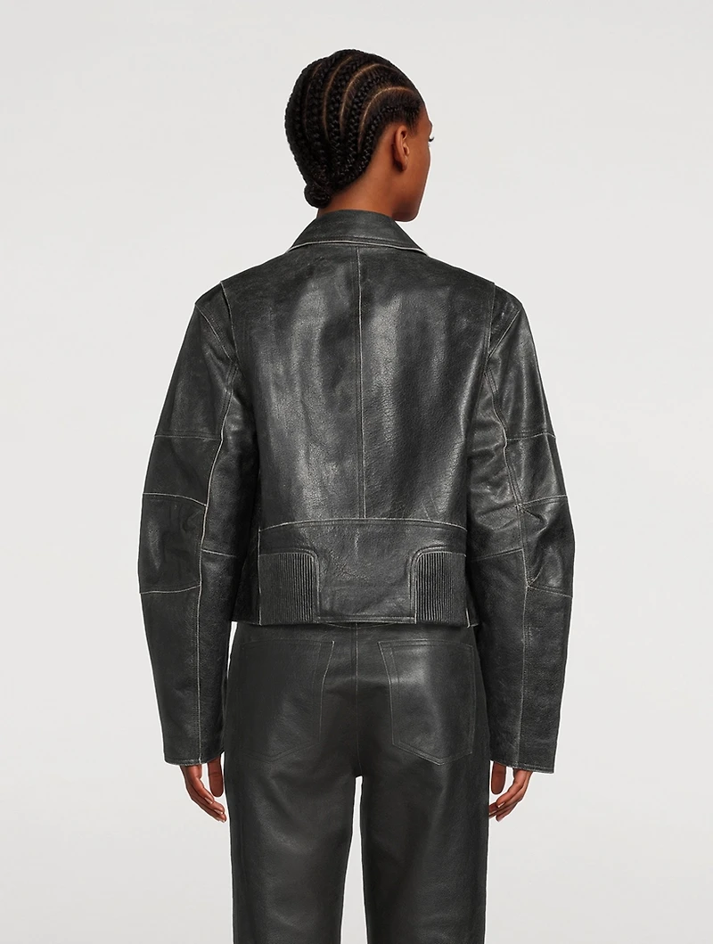 Leather Biker Jacket
