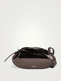 Dinner Roll Metallic Leather Baguette