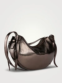 Fortune Cookie Metallic Leather Shoulder Bag