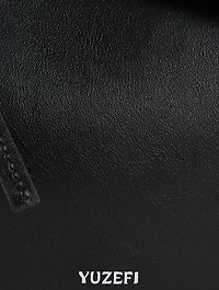 Large Fortune Cookie Leather Shoulder Bag