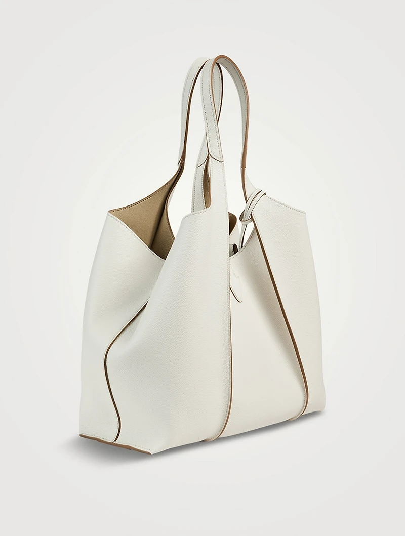 Medium T Timeless Leather Shopping Bag