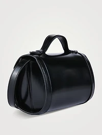 Micro T Timeless Leather Top Handle Bag