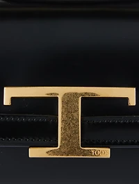 Micro T Timeless Leather Top Handle Bag