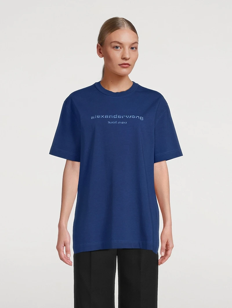 Glitter-Logo T-Shirt