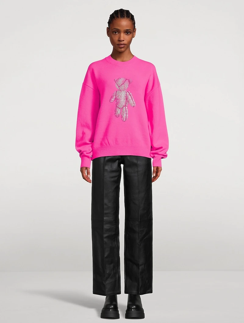 Crystal Beiress Oversized Sweater