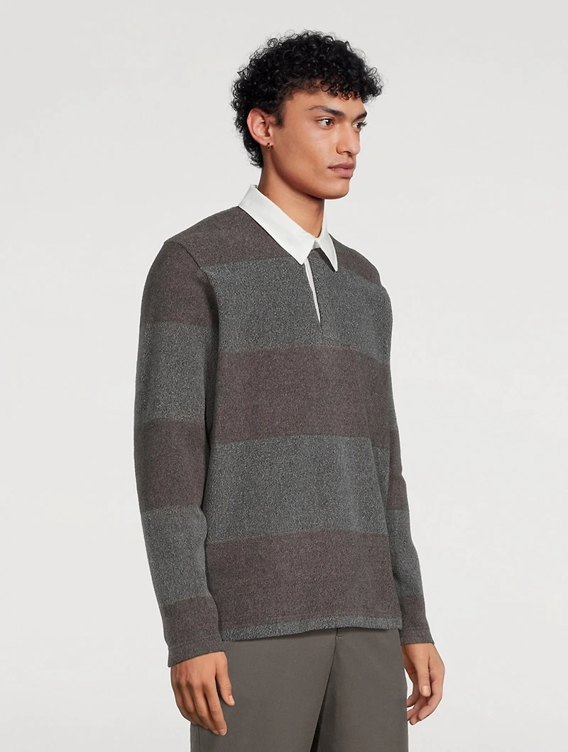 Ruben Brushed Jersey Rugby Polo