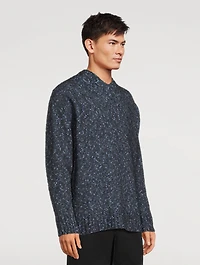 Rasmus Relaxed tweed V-Neck Sweater