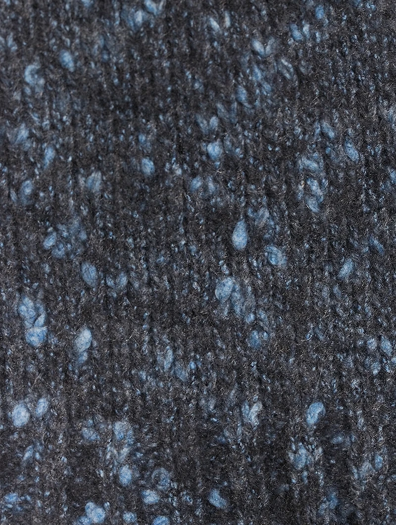 Rasmus Relaxed tweed V-Neck Sweater