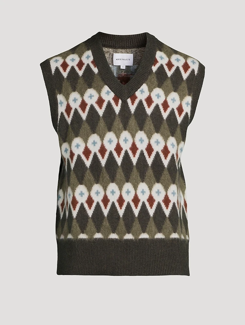 Melvin Fair Isle Sweater Vest