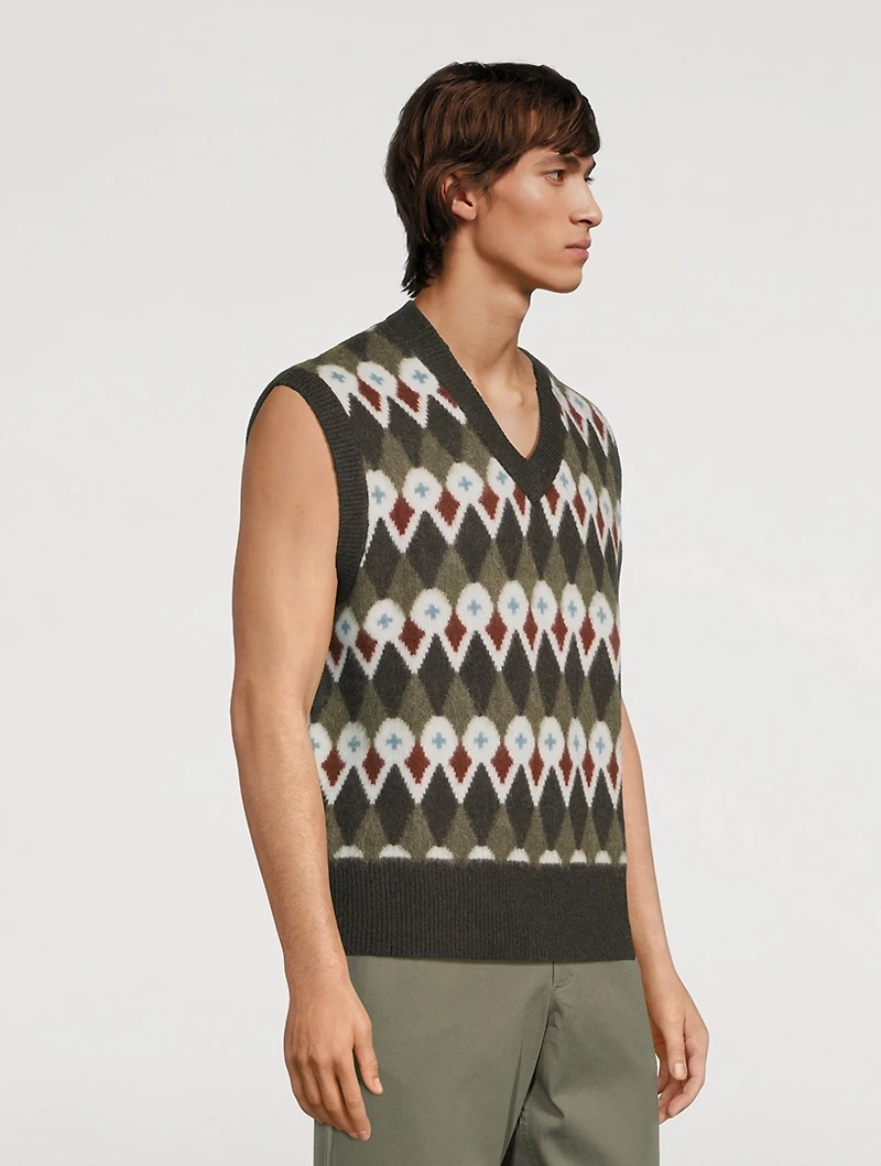 Melvin Fair Isle Sweater Vest