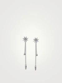 Nova Starburst Chain Drop Earrings