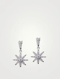 Nysa Starburst Drop Earrings