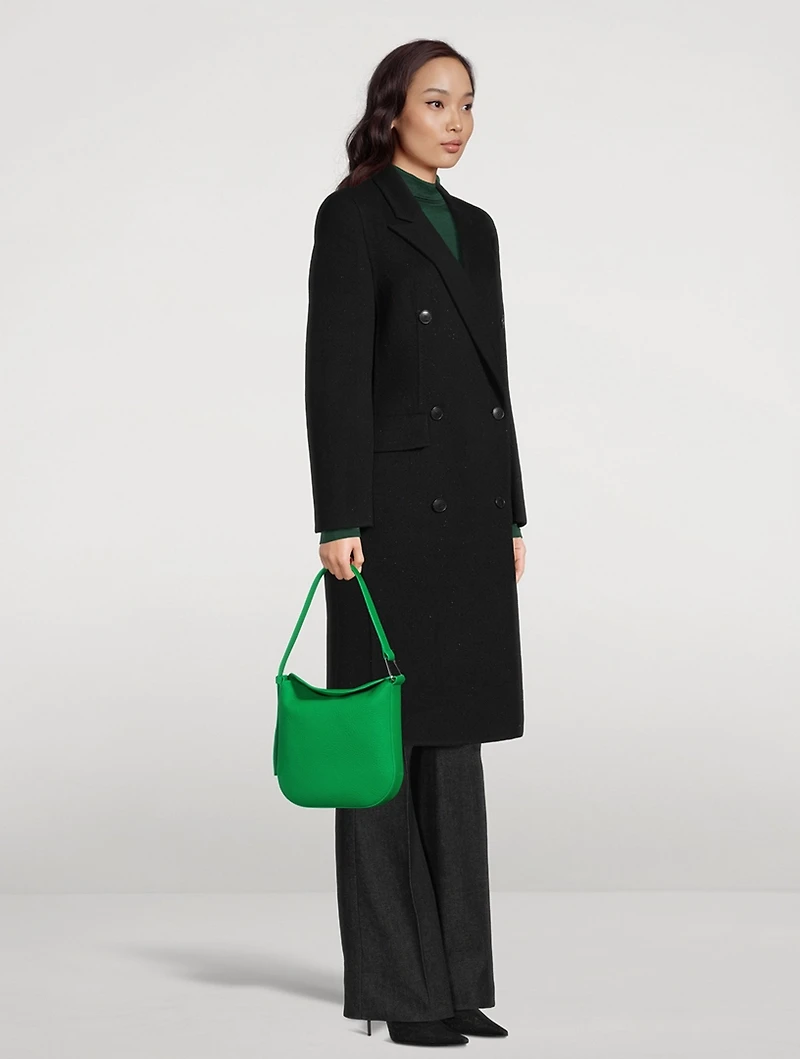 Small Anna Leather Shoulder Bag