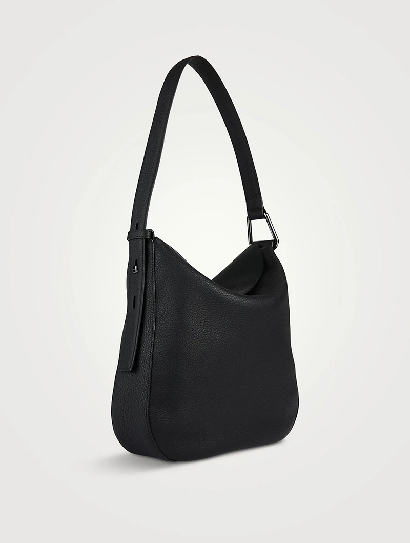 Medium Anna Leather Shoulder Bag