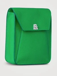 Little Anouk Leather Messenger Bag