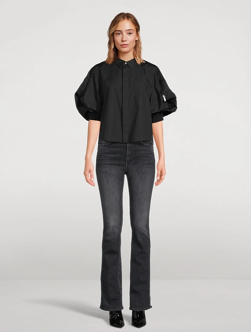 High-Waisted Smokin' Double Heel Flare Jeans