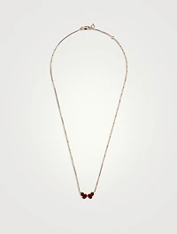 18K Rose Gold Wulu Necklace With With Hyceram