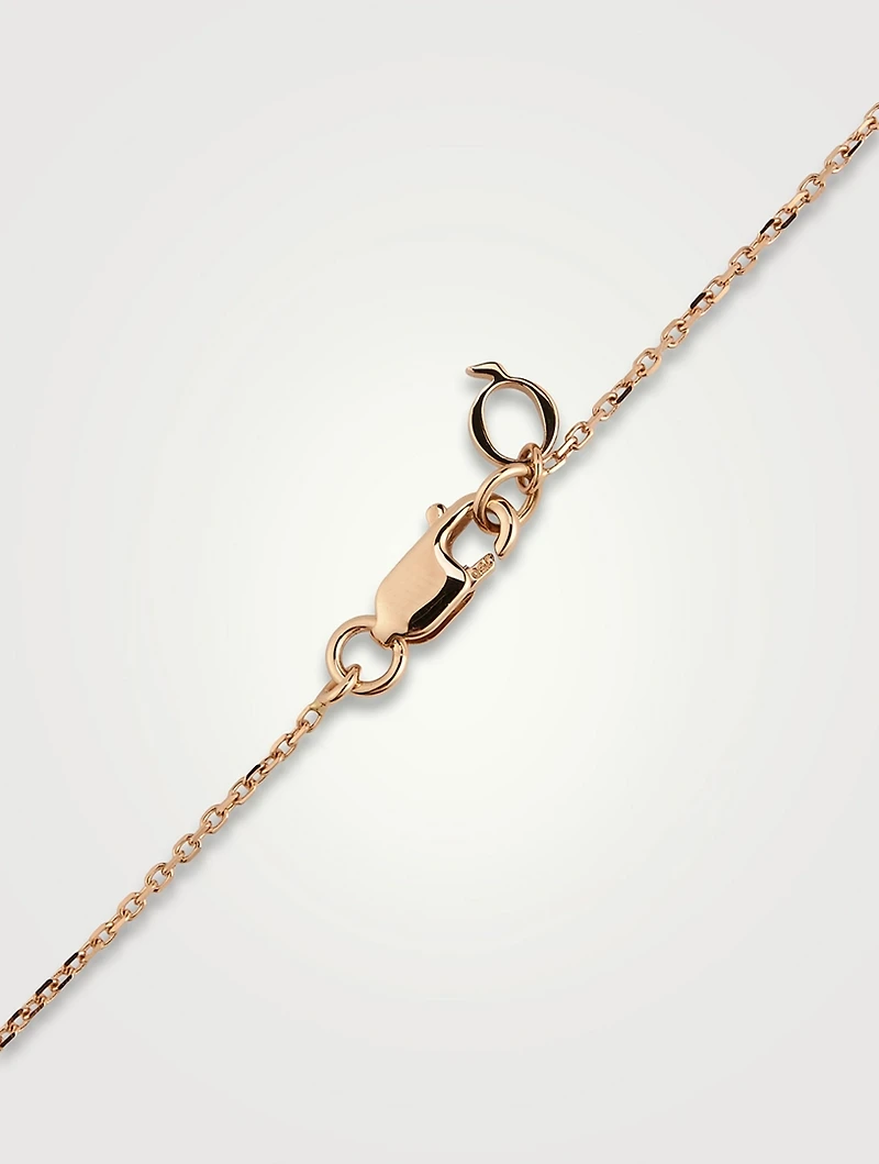 18K Rose Gold Wulu Necklace With With Hyceram