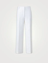Flora Cotton Silk Trousers