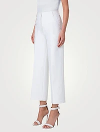Flora Cotton Silk Trousers
