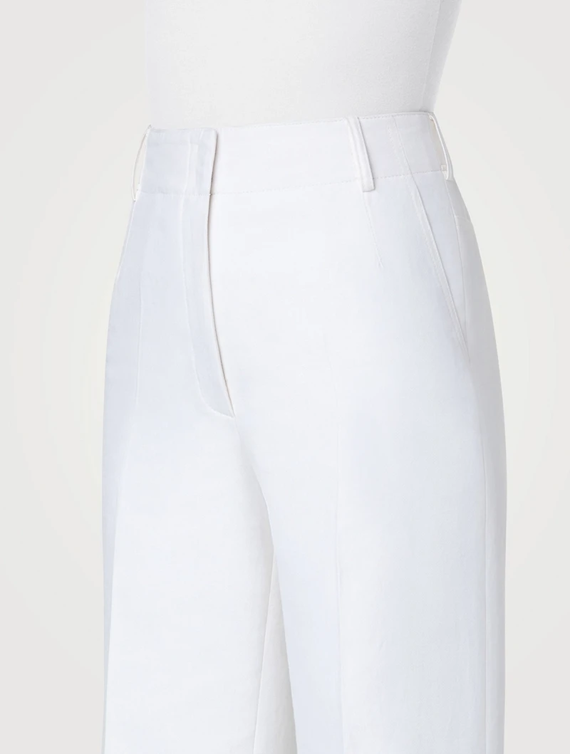 Flora Cotton Silk Trousers