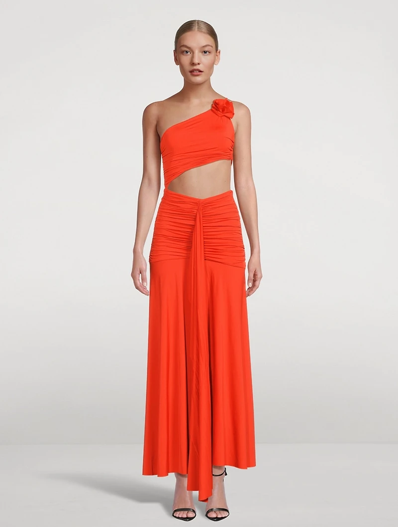 Fermina One-Shoulder Gown