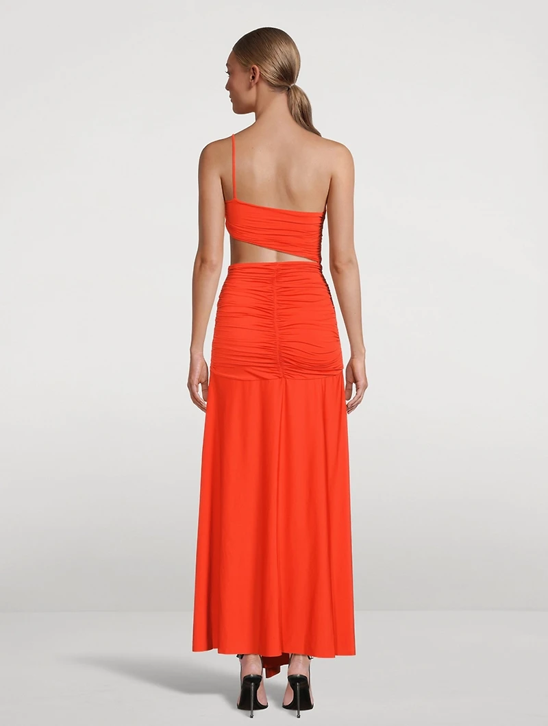 Fermina One-Shoulder Gown