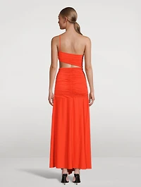 Fermina One-Shoulder Gown