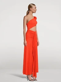 Fermina One-Shoulder Gown