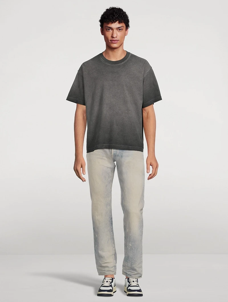 Phoenix Oil Wash Cropped T-Shirt