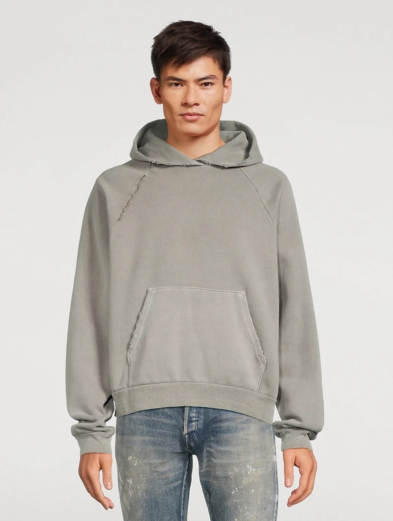 Folsom Cropped Raglan Hoodie