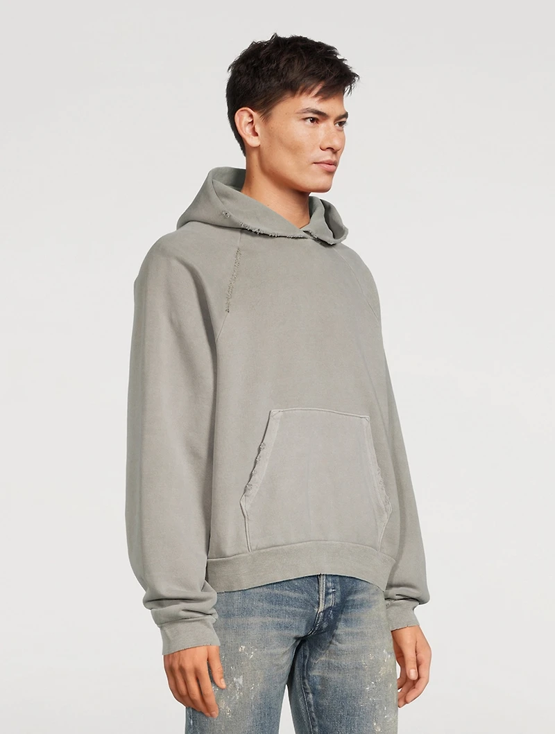 Folsom Cropped Raglan Hoodie