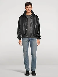 Leather Jumper Jacket