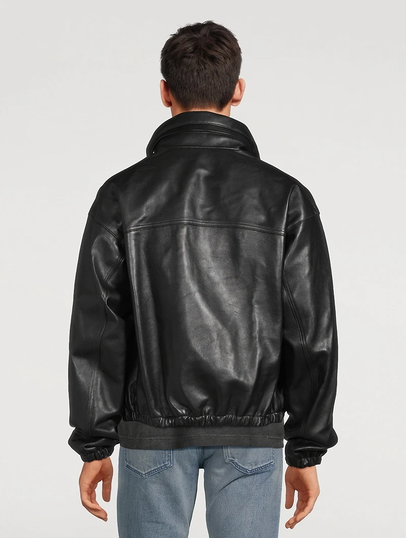 Leather Jumper Jacket