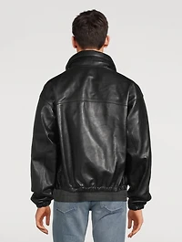 Leather Jumper Jacket