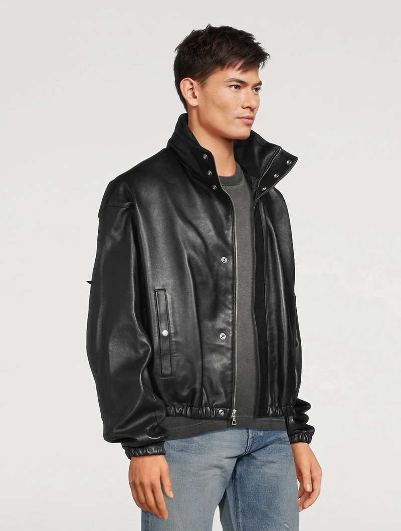 Leather Jumper Jacket