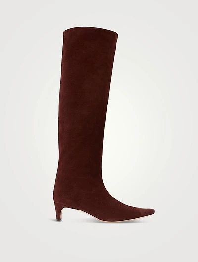 Wally Suede Knee-High Boots