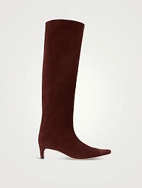 Wally Suede Knee-High Boots