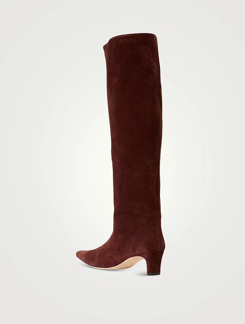 Wally Suede Knee-High Boots