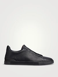 Deerskin Triple Stitch Sneakers