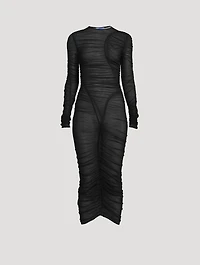 Mesh Midi Dress