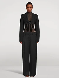 Cropped Blazer