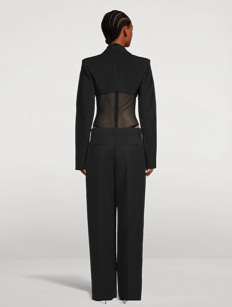 Cropped Blazer