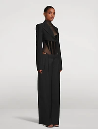 Cropped Blazer