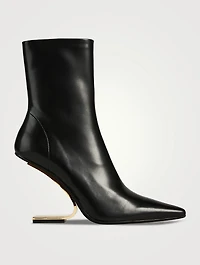 Compass Leather Ankle Boots
