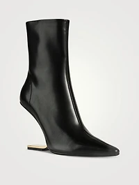 Compass Leather Ankle Boots