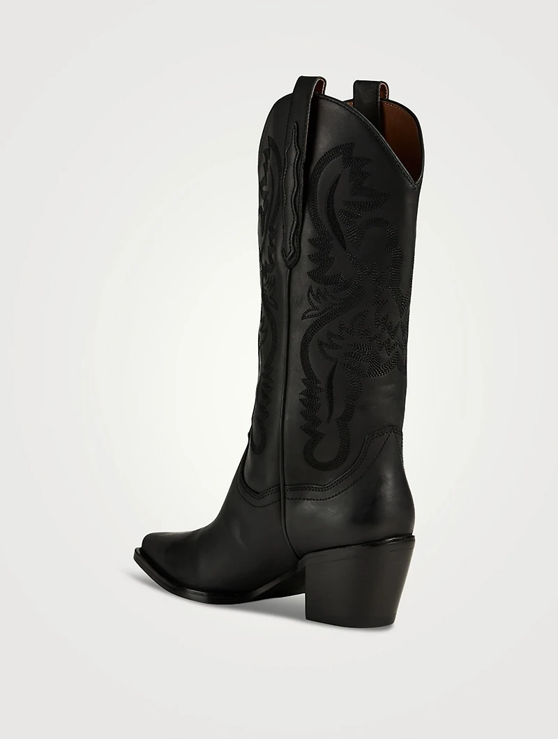 Dagget Leather Western Boots