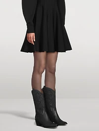 Dagget Leather Western Boots